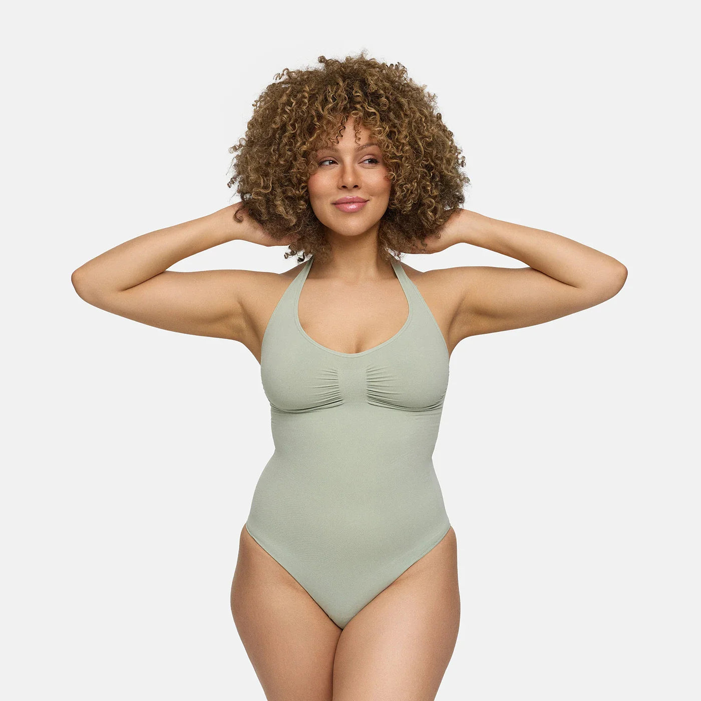 Neckholder Bodysuit mit Slip